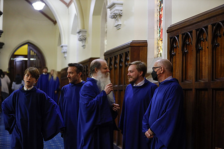 Congregants are seen attending the Christmas Day Mass at Scots’ Church. The Scots’ Church in Melbourne holds its Christmas Day Mass as congregants gather to mark the birth of Jesus Christ. The service features prayers, hymns, and scripture readings, continuing the church’s long-standing Christmas tradition. Worshippers attend throughout the day in a solemn and reflective atmosphere, concluding Melbourne’s Christmas celebrations following Christmas Eve services across the city.