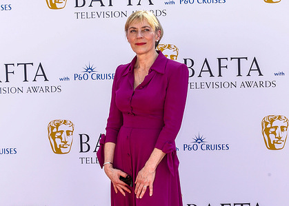 Saskia Reeves attends the BAFTA Television Awards 2024 at the Royal Festival Hall in London.