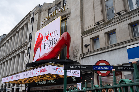 Devil Wears Prada, a musical based on the blockbuster film and bestselling novel at The Dominion Theatre in the West End along Tottenham Court Road.