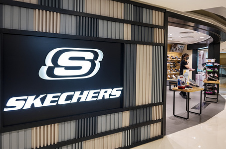 American lifestyle and performance footwear brand, Skechers store in Hong Kong.
