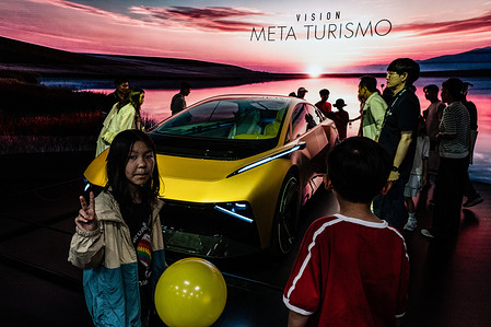 A child seen in front of KIA Vision Meta Turismo during the Busan International Mobility Show 2026 (BIMOS 2026) at BEXCO. Busan International Mobility Show 2026 (BIMOS 2026) is happening from June 26 to July 5. The event which includes city wide pop-ups is promoting the integration of eco-friendly consumer vehicles, autonomous driving, AI, urban air mobility (UAM), robotics, and marine transport tech