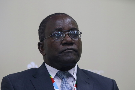 Victor Kalunga Tshikala, Rector, University of Kalemie, attends a session on Russia and Africa: Prospects for the Development of Inter-University Cooperation in the framework of the Second Summit Economic and Humanitarian forum 2023 in Saint Petersburg.