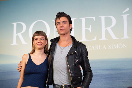 Llúcia Garcia and Mitch attend the "ROMERIA" photocall at Urso Madrid.