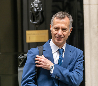 Dr Dave Rich, Director of Policy at the Community Security Trust, seen leaving 10 Downing Street following the antisemitism summit. Prime Minister Keir Starmer hosts a summit at 10 Downing Street to tackle antisemitism in the United Kingdom.