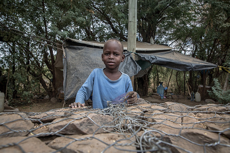 A child seen in Kakuma refugee camp, northwest Kenya.
Kakuma is home to members of the local Turkana community and the nearby refugee camps shelter roughly 190,000 refugees from countries including Ethiopia, Burundi, Somalia, Tanzania and Uganda.