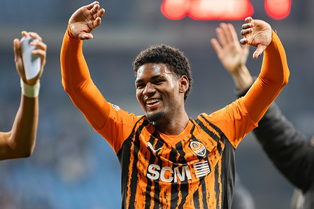Lucas Ferreira of Shakhtar seen during the UEFA Conference League round of 16 match between Lech Poznan and FC Shakhtar Donetsk at Enea Stadium Poznan. Final Score: Lech Poznan 1:3 FC Shakhtar Donetsk.