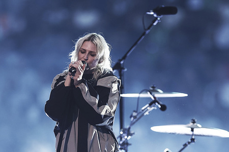 Linkin Park Singer Emily Armstrong during the UEFA Champions League final between Paris Saint-Germain and FC Internazionale Milano at the Munich Football Arena