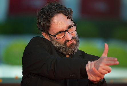 Spanish director, Carlos Theron poses for photographers at the red carpet inside Miramar Hotel.The new edition of the 24th Malaga Spanish Film Festival, great cinematographic event, present the films candidates to win the 'Biznaga de Oro' prize, following all measures to prevent the spread of coronavirus and to guarantee a secure event. The festival will be held from 3 to 13 June.