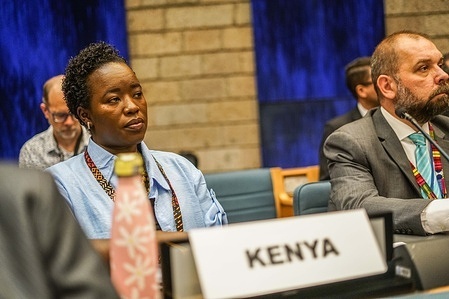 Delegates attend a conference during the opening plenary of the Seventh Session of the United Nations Environment Assembly (UNEA-7). Member countries are expected to adopt resolutions addressing biodiversity loss, pollution and climate change. United Nations Environment Programme (UNEP) Executive Director Inger Andersen warned that global unity is fading at a time when the planet needs it most, urging delegates to find common ground.