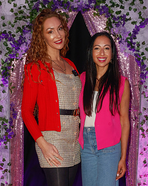 Camilla Glowell and Dr Anju Solanki attend the Rapunzel And The Revengers Press Night held at Millfield Theatre, Edmonton.