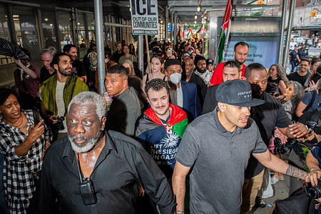 Mahmoud Khalil, a pro-Palestinian activist, returns to his family and supporters after over 100 days of detention and deportation threats by the Trump administration.