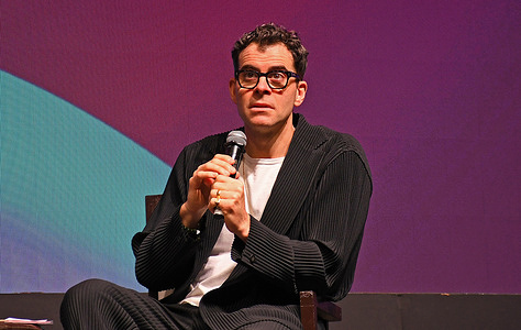 Adam Mosseri, Head of Instagram and Meta speaks during the World Audio Visual & Entertainment Summit (WAVES) event in Mumbai. World Audio Visual & Entertainment Summit (WAVES) is a platform for exchange of ideas, collaborate, foster a dialogue amongst social media content creators, AI companies, celebrities, businessmen from the field of media and entertainment coming together on a global platform.