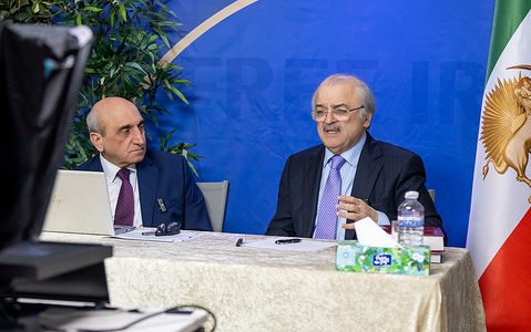 Mohammad Mohaddessin (R) speaks during an online press conference organized by the NCRI discussing the surge in executions of PMOI/MEK political prisoners. Mohaddessin warns that the execution of four members of the People’s Mojahedin Organization of Iran (PMOI/MEK) in recent days signals escalating repression and a potential broader crackdown, calling for urgent international intervention. He states that multiple detainees including members of Resistance Units are at imminent risk of execution urging the international community to take concrete measures against the Iranian regime.