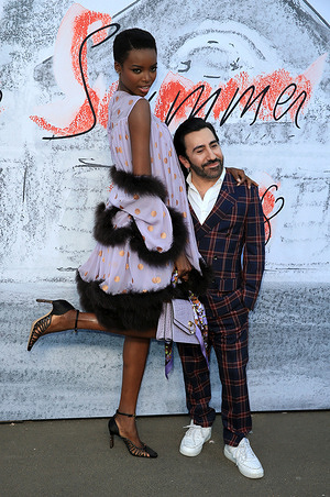 Maria Borges and Johnny Coca attend The Serpentine Summer Party at The Serpentine Gallery in London, England.