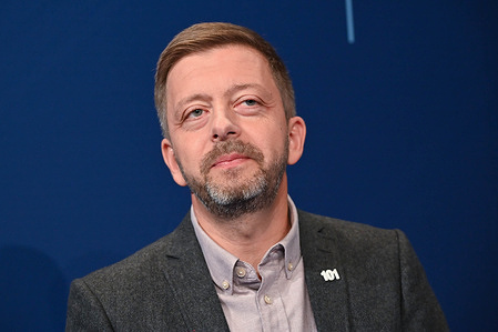 Vit Rakusan leader of Mayors and Independents (STAN) party and minister of interior seen before the last radio debate ahead of the parliament elections. Parliamentary elections are held on 3rd and 4th Oct 2025. ANO party is expected to win elections as per the latest election polls, followed by coalition SPOLU led by current Prime Minister Petr Fiala.