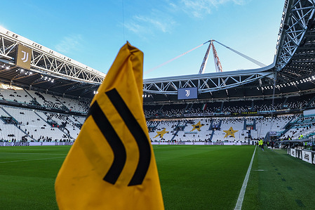 Interior view of the stadium during Serie A 2025/26 football match between Juventus FC and US Lecce at Allianz Stadium.