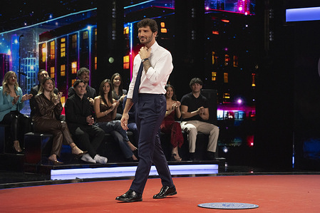 Stefano De martino seen during 8th and last episode of the rai 2 Tv show "Step, stasera tutto è possibile" at Auditorium Rai.