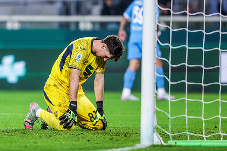 Franco Israel Wibmer of Torino FC reacts during Serie A 2024/25 football match between Torino FC and SSC Napoli at Olimpico Grande Torino Stadium. Final scores; Torino 1 | 0 Napoli.