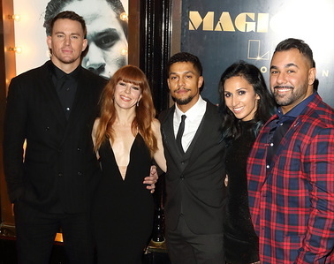 Hollywood star Channing Tatum and guests seen at the Magic Mike Live Press Night at the Hippodrome Casino.