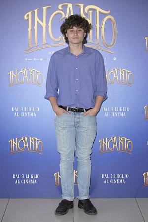 Zackary Delmas attends the photocall of movie "Incanto" at Cinema Adriano.