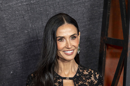 Demi Moore attends Paramount+'s "Landman" Season 2 Premiere at Alice Tully Hall.