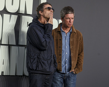 Liam Gallagher and Noel Gallagher attend the Oasis: Don't Look Back In Anger UK Premiere at the Cineworld in Leicester Square.