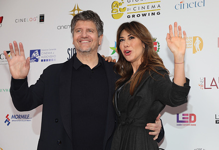 Photocall for the film "Un Bel Giorno" starring Virginia Raffaele and Fabio De Luigi at the Giornate di Cinema 2025 in Sorrento