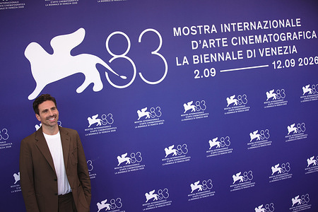 Italian director, Andrea Pallaoro attends the photocall of the film "The Echo Chamber" during the 83rd Venice International Film Festival in Venice.