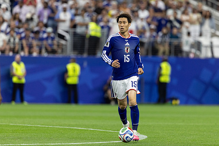 Daichi Kamada of Japan seen in action during FIFA World Cup 2026 football match between Japan and Sweden at AT&T Stadium Stadium (Dallas). Final score; Japan 1:1 Sweden.