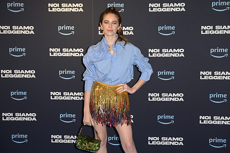 Valentina Romani attends the photocall of Prime Video tv series "Noi siamo leggenda" at Soho House.