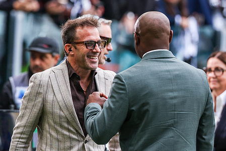 Alessandro Del Piero, Juventus FC former forward and captain seen during the Serie A 2025/26 football match between Juventus FC and Atalanta BC at Allianz Stadium.