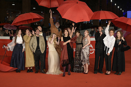 Casts of movie Illusion attend the red carpet of Rome Film Fest 2025 closing ceremony at Auditorium Parco della Musica.