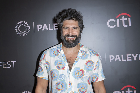Kayvan Novak attends the screening of "What We Do In The Shadows" during PaleyFest 2024 at The Paley Museum.