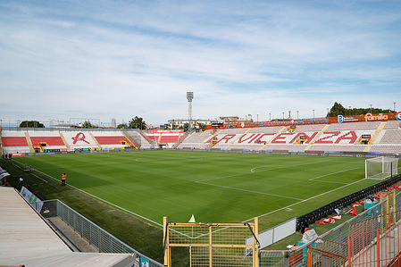 Romeo Menti Stadium during the 2026 Serie C Football game L.R. Vicenza vs FC Arzignano Valchiampo. Final score Lr Vicenza 2:1 FC Arzignano Valchiampo