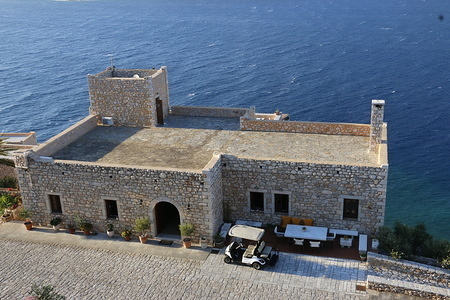 A view of the buildings for settlement in one of the villages in the region.
Peloponnese is a peninsula region with villages and amazing beaches found in southern Greece.