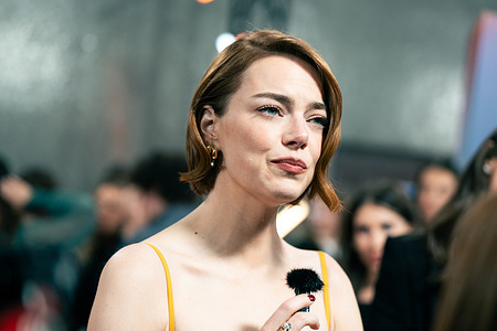 Emma Stone attends the "Bugonia" Headline Gala at the 69th BFI London Film Festival at The Royal Festival Hall