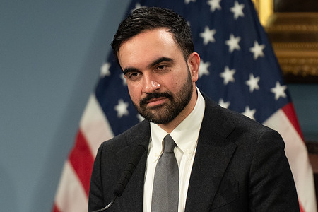 New York City Mayor Zohran Mamdani responds to questions on raising taxes at an appointment announcement at City Hall. Shihata formerly served as the Assistant US Attorney for the Eastern District of New York .
