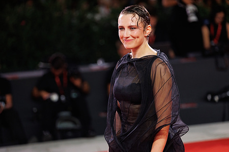 Danish actress Mathilde Arcel attends the red carpet of the film "Kvinde Ukendt (Woman Unknown)" at the 83rd Venice International Film Festival at the Sala Grande.