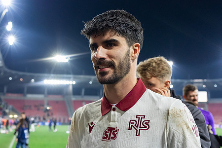 Ricardo Visus of Widzew seen during the STS Polish Cup match between Widzew Lodz and Zaglebie Lubin at Widzew Lodz Municipal Stadium. Final score; Widzew Lodz 1: 0 Zaglebie Lubin.
