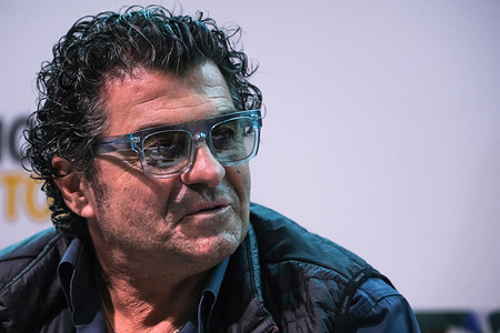 Former Italian alpine skier Alberto Tomba attends an event on the fourth day of the Turin International Book Fair at Lingotto Fiere. Salone Internazionale del Libro di Torino (Turin International Book Fair) officially opens its 2026 edition at Lingotto Fiere, welcoming thousands of visitors, publishers, writers and publishing industry professionals during the first day of the event.