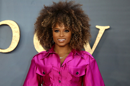 Fleur East attends the "Downton Abbey" World Premiere at Cineworld Leicester Square in London.