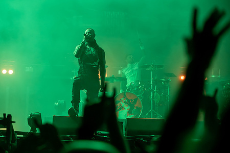 Keith Andrew Palmer AKA Maxim, Maxim Reality from The Prodigy performs live on the stage during last day of the Pohoda Festival 2026 at Airport Trencin. Pohoda festival the biggest open-air summer music festival in Slovakia, celebrates 30th anniversary.