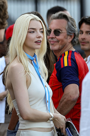 Anya Talyor of USA seen during FIFA World Cup 2026 final football match between Spain and Argentina at MetLife Stadium.