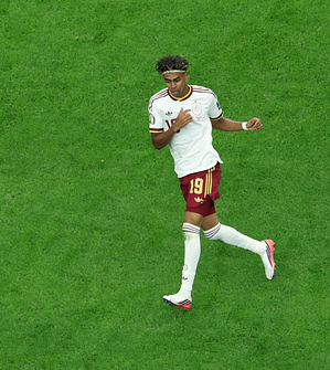 Lamine Yamal of Spain seen in action during the FIFA 2026 World Cup football match between Spain and France at AT&T Stadium. Final Score ; Spain 2 : 0 France.