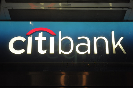 A Citibank is seen in Manhattan, New York City.