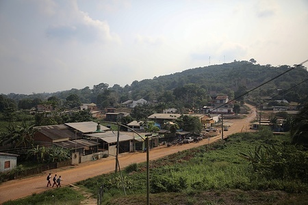 The town of Fordlândia and the surrounding Amazon rainforest, are seen from a hill. In 1927, Henry Ford established a plantation town in the Amazon rainforest to relocate rubber production to the Americas. The area was deforested and transformed into a Midwestern-style town imported from the US. However, the project failed due to diseases affecting rubber trees and was abandoned in 1945. Now home to fewer than 2,000 residents, the town seeks recognition for its historical heritage and aims to revitalize its economy.