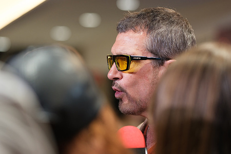 Antonio Banderas attends the Talia Awards Presentation Party in Madrid.