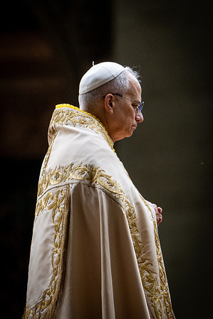 Pope Leo XIV presides over a Rosary vigil for peace on the 63rd anniversary of the start of the Second Vatican Council in St. Peter's Square.