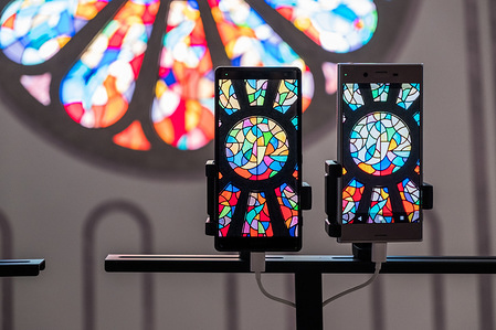 New smartphone SONY Xperia XZ2 4k seen at the Mobile World Congress. The Mobile World Congress held in Barcelona, Spain, since 2006 and will be held until the year 2023. It is an annual conference around the world of mobile communication. Congress exhibited technologies such as Virtual reality, augmented reality, artificial intelligence, robotics, Drones, Hardware, Software and Robocar