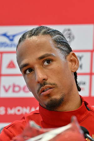 Thilo Kehrer, defender for AS Monaco Football Club attends a press conference ahead of the French Ligue 1 championship match between McDonald and Stade Brestois at Stade Louis II, at the AS Monaco training center. Next game: AS Monaco vs Stade Brestois in stade Louis II in Monaco on March 14, 2026.
